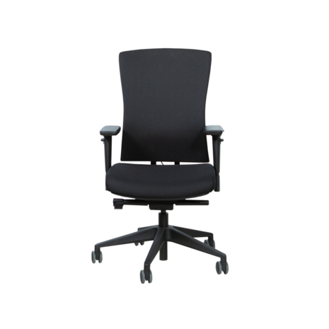 Schaffenburg serie 400-NPR Comfort ergonomische bureaustoel met zwart of aluminium voetkruis en NPR-1813 normering