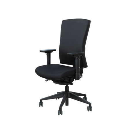 Schaffenburg serie 400-NPR Comfort ergonomische bureaustoel met zwart of aluminium voetkruis en NPR-1813 normering