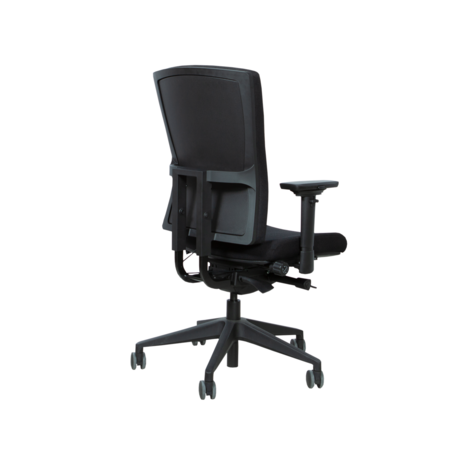 Schaffenburg serie 400-NPR Comfort ergonomische bureaustoel met zwart of aluminium voetkruis en NPR-1813 normering