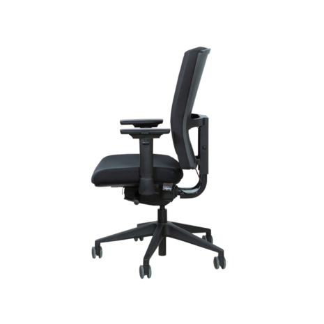 Schaffenburg serie 400-NPR Comfort ergonomische bureaustoel met zwart of aluminium voetkruis en NPR-1813 normering