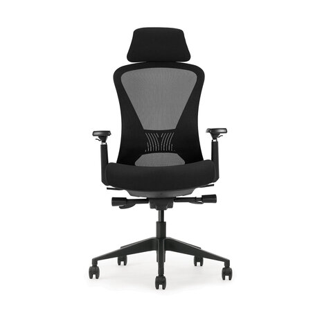 Schaffenburg Serie NEN600 ergonomische bureaustoel in zwart